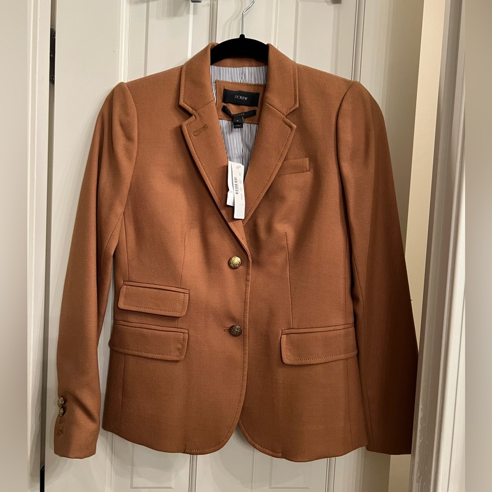 Jcrew camel schoolboy blazer